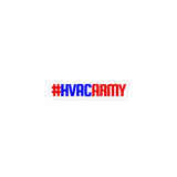 #HVACARMY Bubble-free stickers | Red Blue