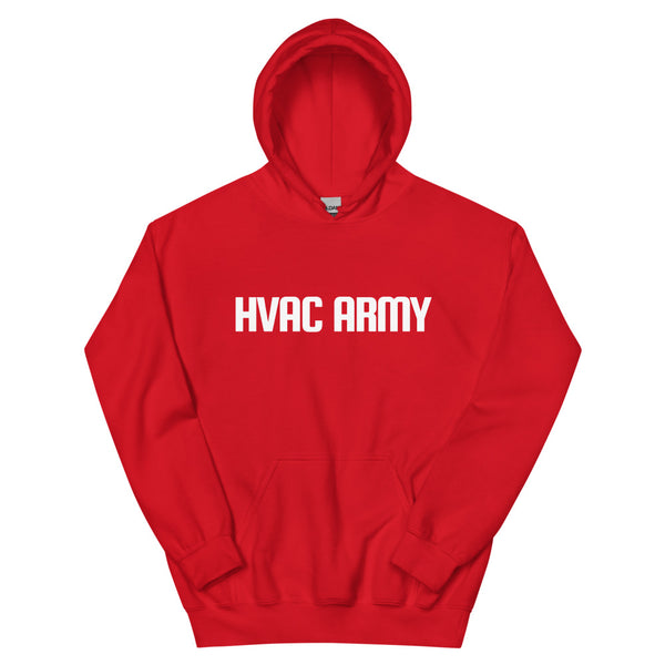HVAC ARMY Unisex Hoodie | White